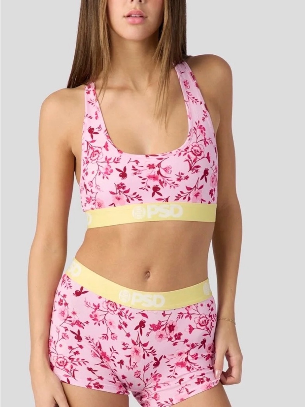PSD Playboy Bralette & Short Set